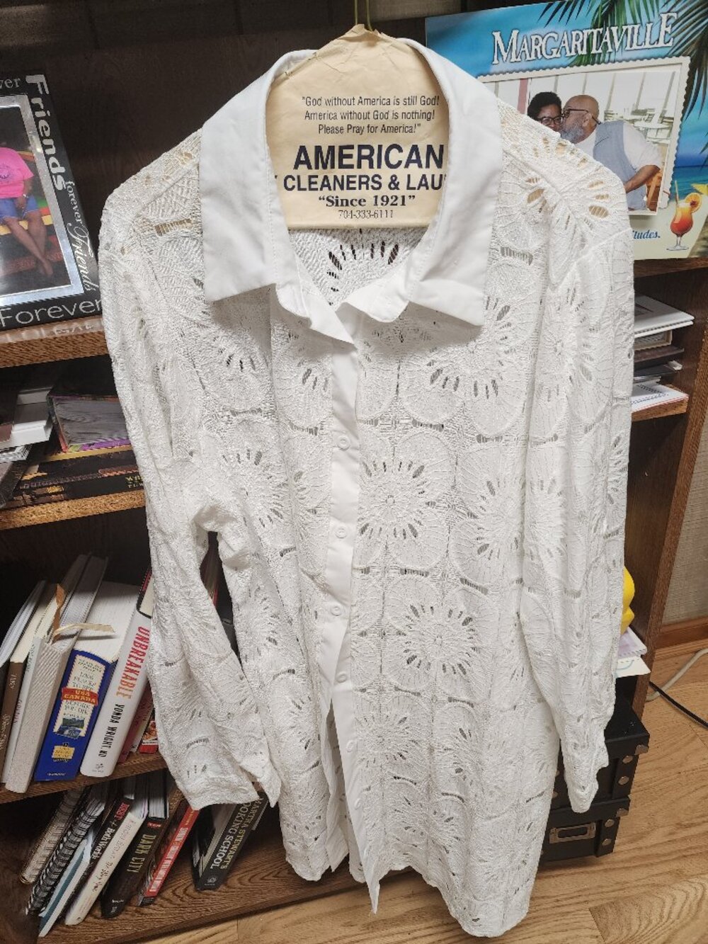 CIci Bird XL white lace coverup dress EUC Beach Cruise Pool